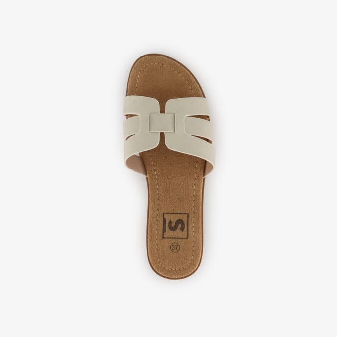 Dames slippers beige - Maat 36