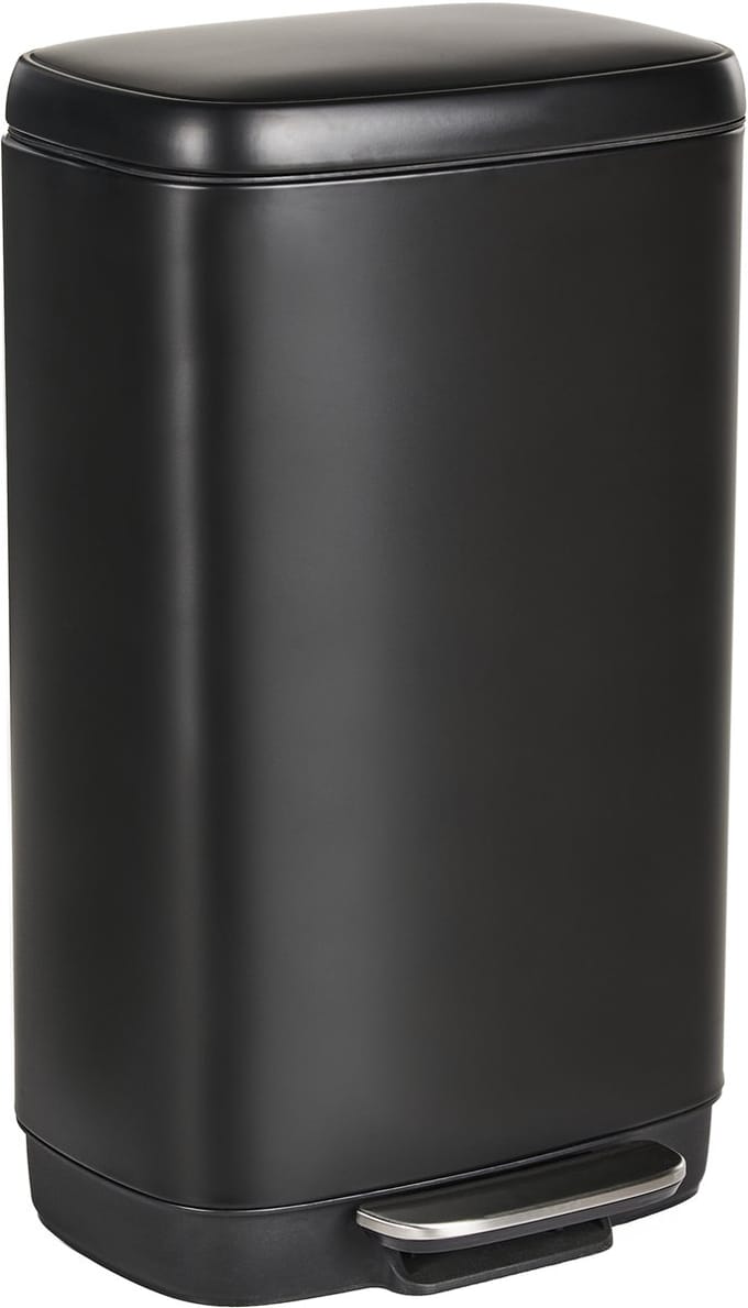 ECOCOLLECT - Prullenbak - Zwart - 30 l - IJzer