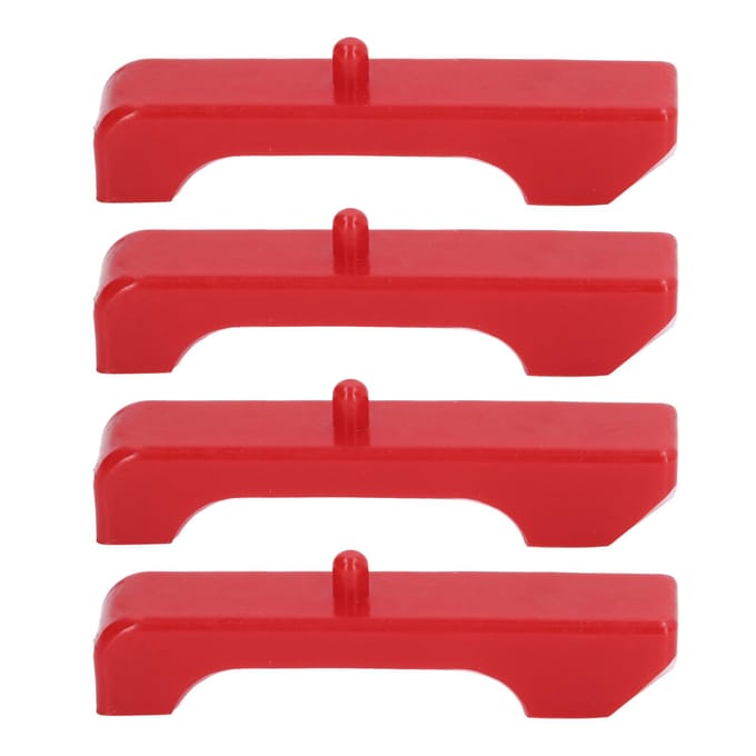 4 stuks set motorradiateur isolatoren 7?1711 Steunbussen Rood GM Stijl Polyurethaan red