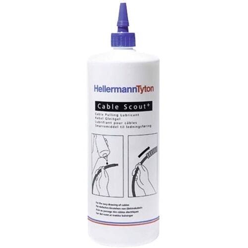 HellermannTyton Cable scout cable pulling lubricant is Ontworpen voor easy pulling of cables telephone cables and optical fibres into conduits