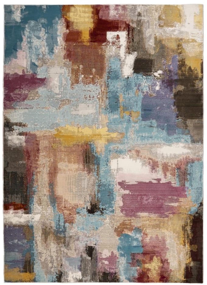 Picasso Artisan – Vintage – Laagpolig Vloerkleed – Multi – 80x150 cm