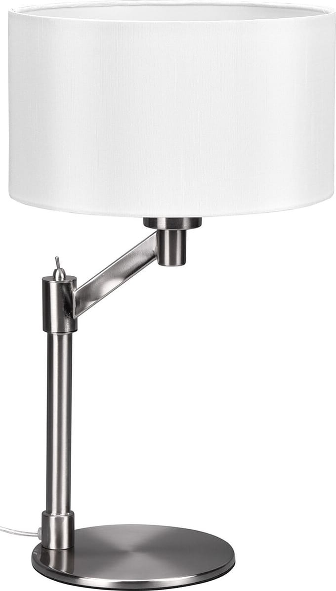 TRIO CASSIO - Tafellamp - Nikkel mat - excl. 1x E27 4,9W