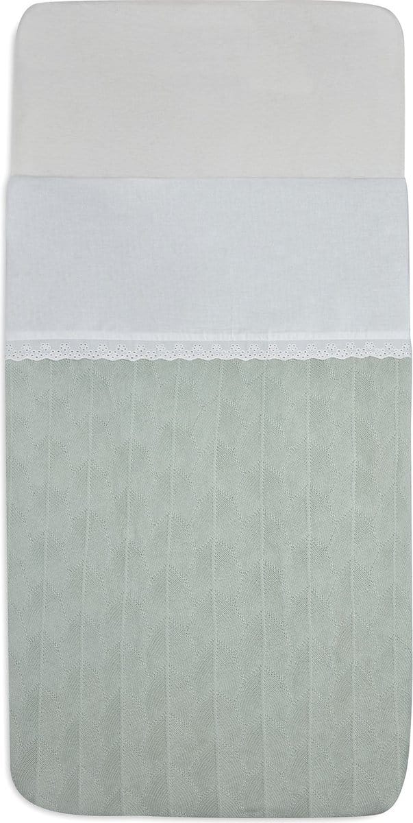 Jollein Laken Wieg 75x100cm Lace Ivory