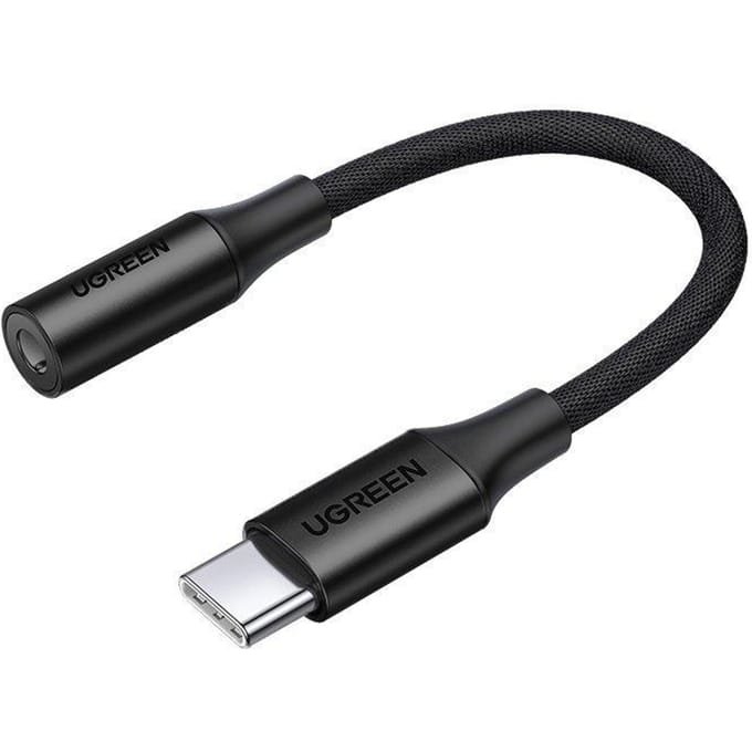 Ugreen - Elektronische Adapter - USB-C naar 3,5 mm Mini Jack - Verbeterde Geluidskwaliteit - Stevig Ontwerp