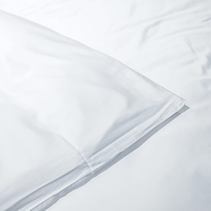2x Bamboe Kussensloop 300TC - Wit - Silk Heaven - 40x80cm