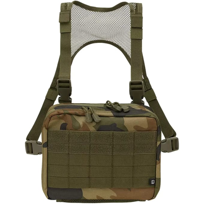Brandit - US Cooper Chest Pack Operator woodland Heuptasje - Groen