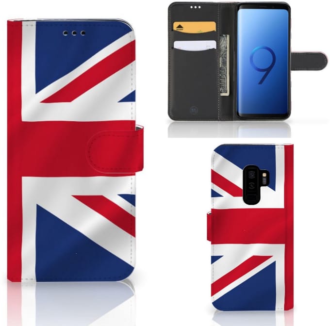 Samsung Galaxy S9 Plus Bookstyle Case Groot-Brittannië