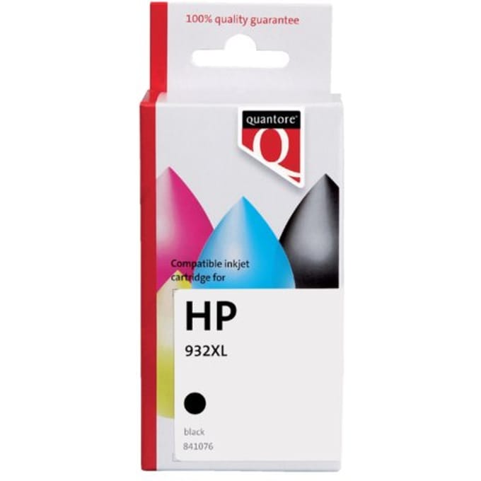 Inktcartridge Quantore alternatief tbv HP CN053AE 932XL zwart
