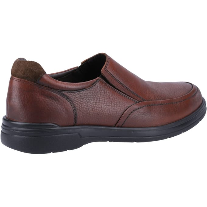 Hush Puppies Matthew Leer Heren Bruin Loafers