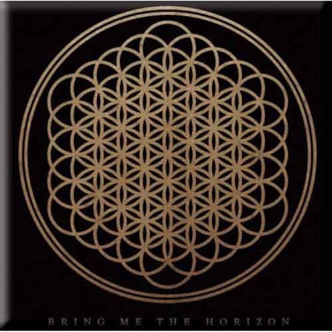 Bring Me the Horizon - Flower - Koelkast magneet - 7.5 x 7.5 cm