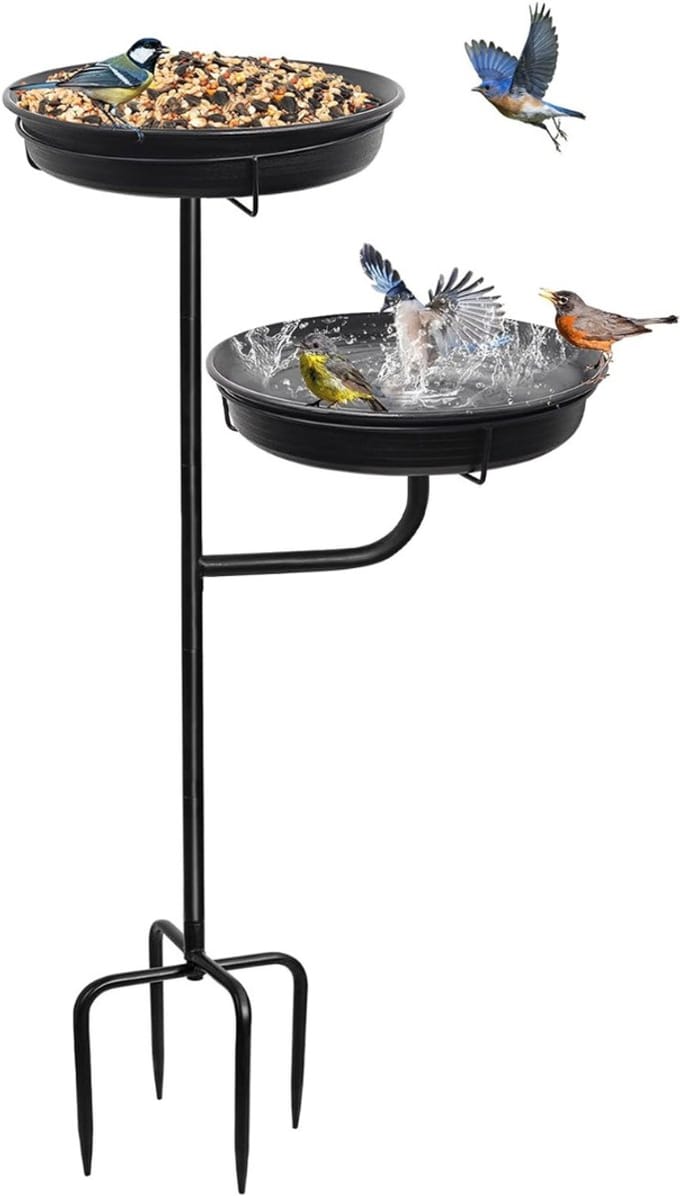 MRKK® Vogelbad op Voet - Vogelhuisje op Paal