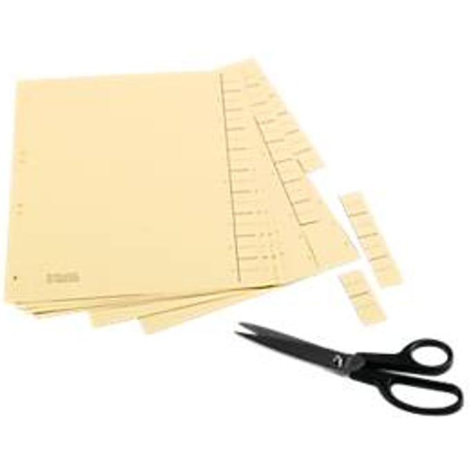 Schäfer Shop Select  scheidingsbladen 1-10, A4-formaat, blanco, 100 stuks