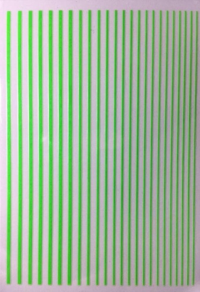 Korneliya Nailart Strip Neon Groen