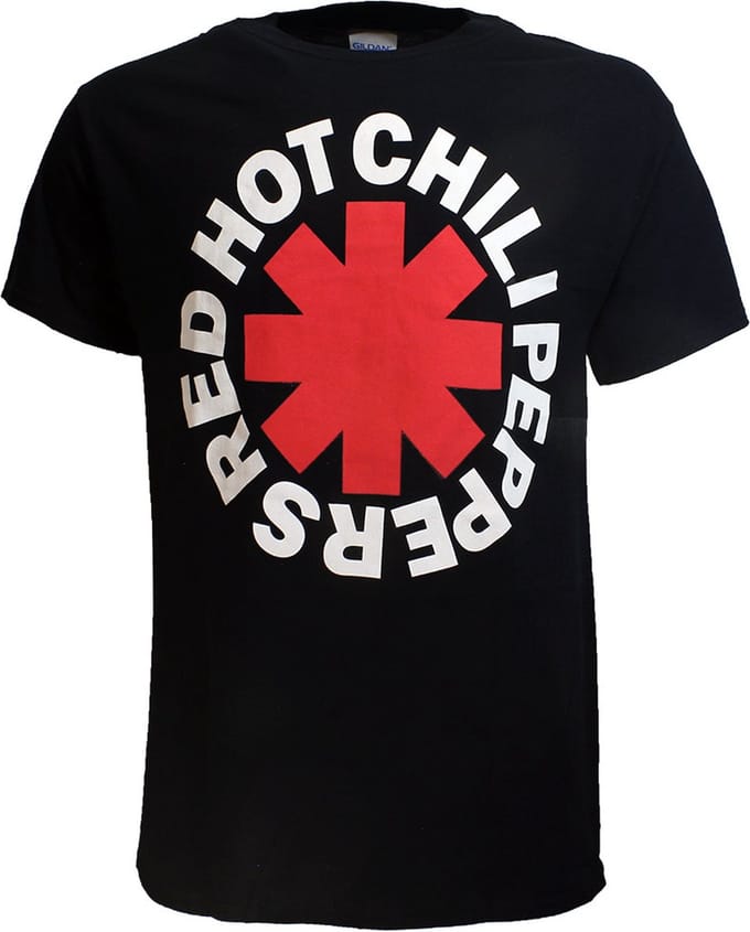 Red Hot Chili Peppers Classic Asterisk T-Shirt - Officiële Merchandise - S