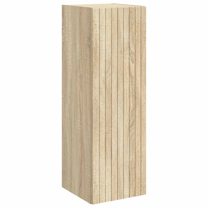 vidaXL - Wandgemonteerde - Badkamerkast - Sonoma - Eiken - 33 - x - 34,5 - x - 100 - cm