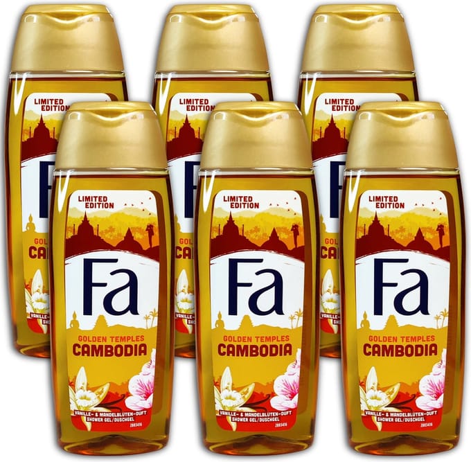 FA Douchegel Golden Tempels Cambodia - Voordeelverpakking 6 x 250 ml