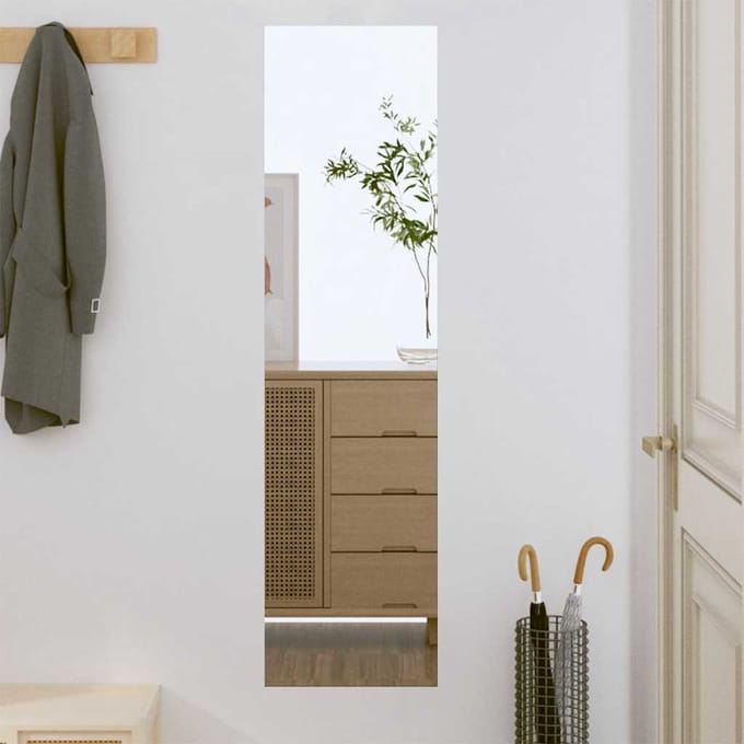 vidaXL - Wandspiegel - 30x100 - cm - rechthoekig - glas