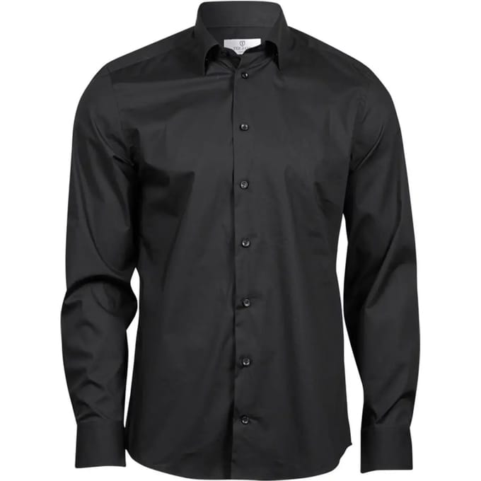 Tee Jays - Stretch Luxury Shirt - Black maat S