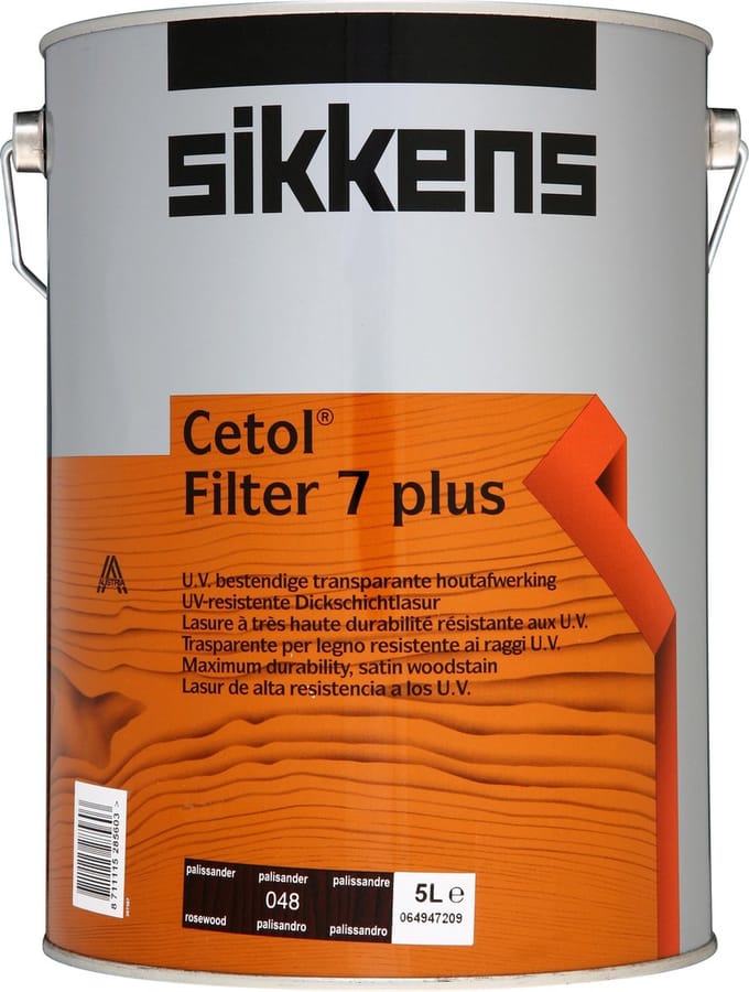 Sikkens Cetol Filter 7 Plus - 048 - Palissander - 5 l - 16 m²/l