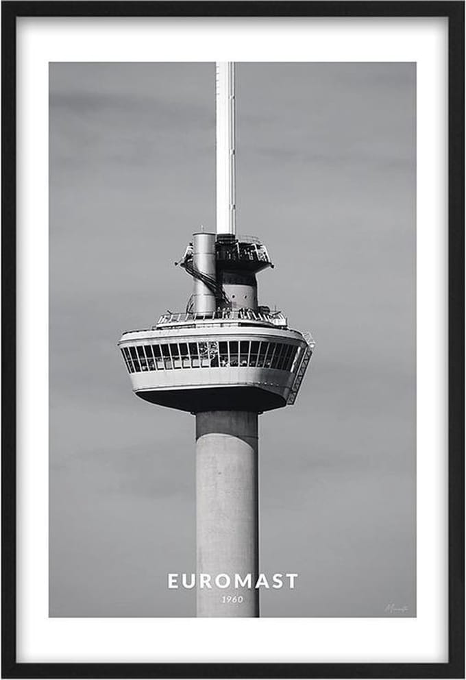 Poster Euromast Rotterdam A3 - 30 x 42 cm (Exclusief Lijst)