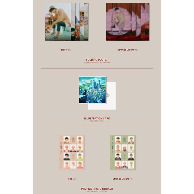 CIX - Hello, Strange Dream (4e EP-album) white