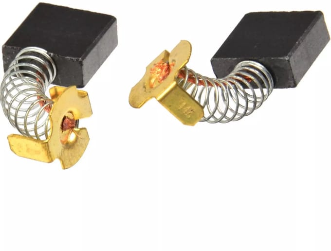 GEKO Set van 10 koolborstels - 7x17x18 mm - Geschikt voor Makita 230 slijper