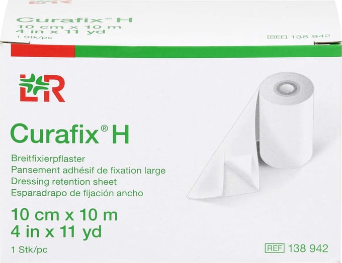 Curafix H Fixierpflaster 10 cm x 10 m, 1 St. Pflaster