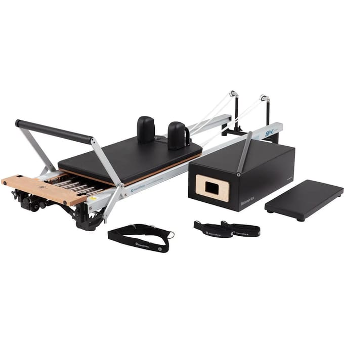 Reformer pilates met verticale ondersteuning Merrithew At Home SPX