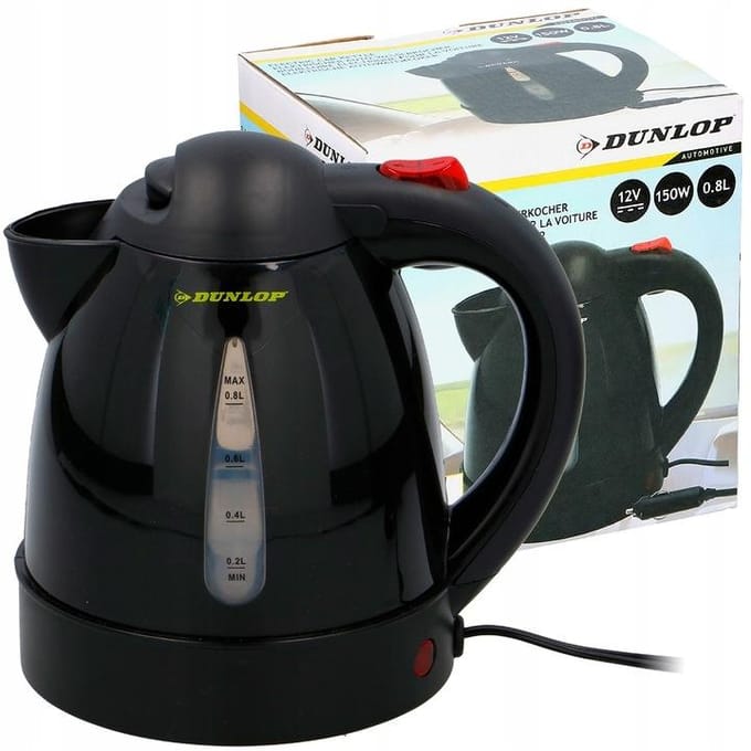 DUNLOP - Camping waterkoker - Zwart