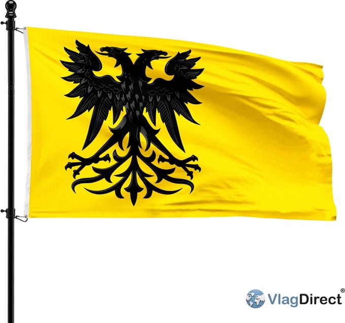 Gemeente Frameries vlag - 90 x 150 cm.