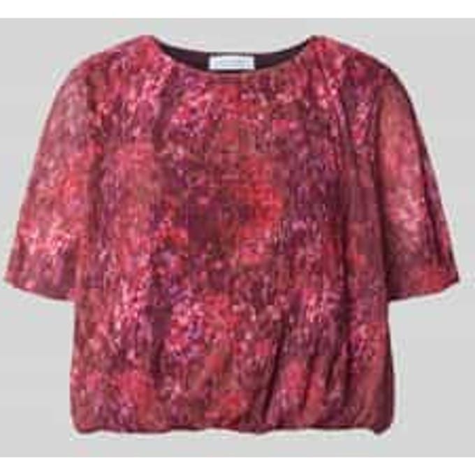 regular fit blouse in plissélook