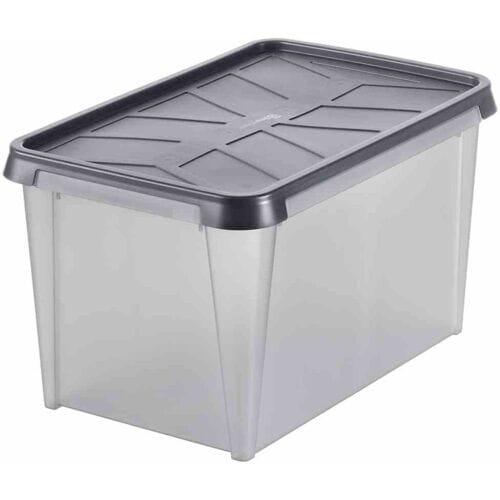 Orthex 3462050 Opbergbox (l x b x h) 60 x 40 x 35 cm Grijs 1 stuk(s)