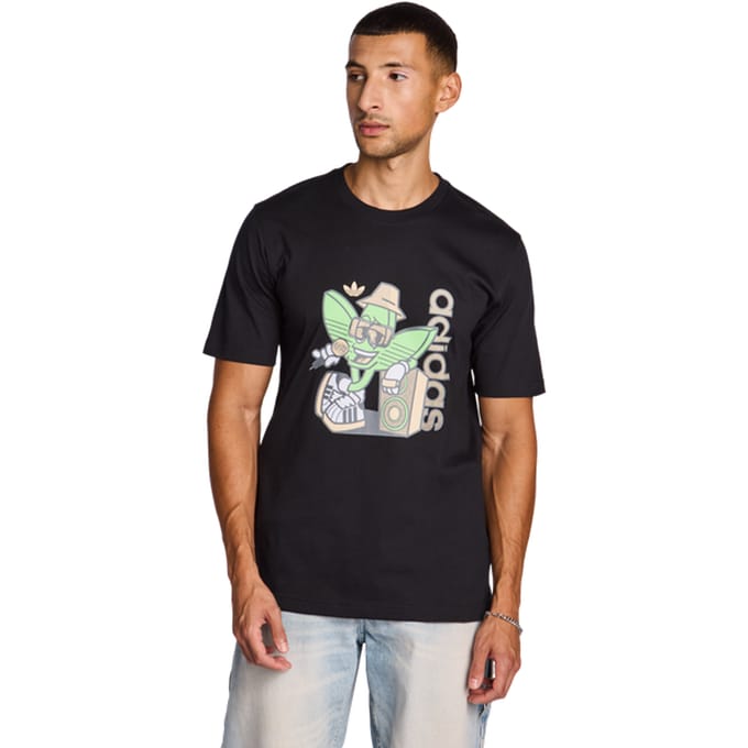 Adidas Graphics T-shirts Heren - Zwart - Maat M