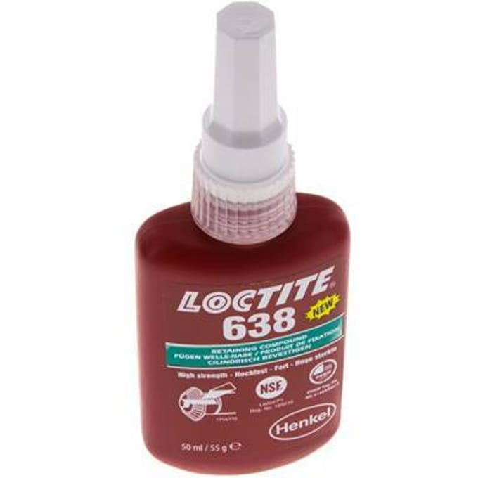 Loctite 638 Groene 50 Ml Voorgelockte Lijm