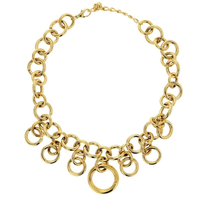Behave - Goudkleurige Schakelketting - 39 cm