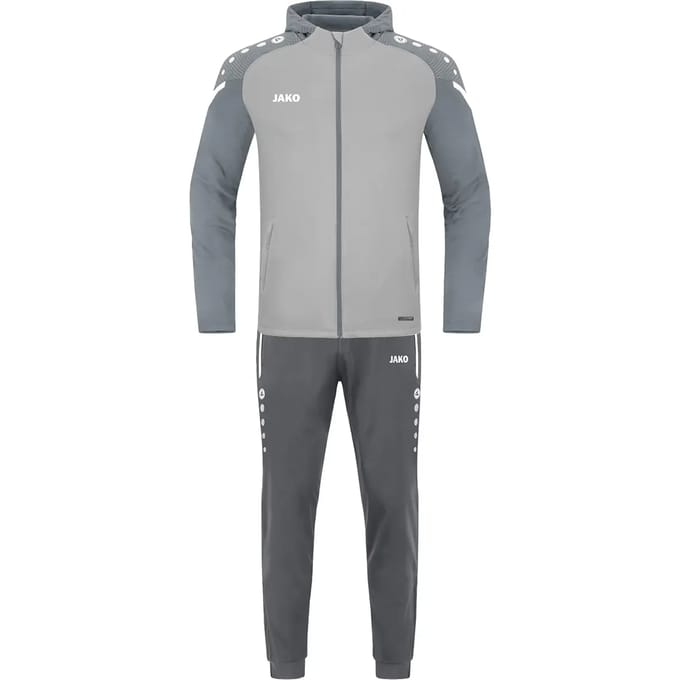 Jako Performance Trainingspak Polyester Met Capuchon Heren - Zachtgrijs / Steengrijs | Maat: XL