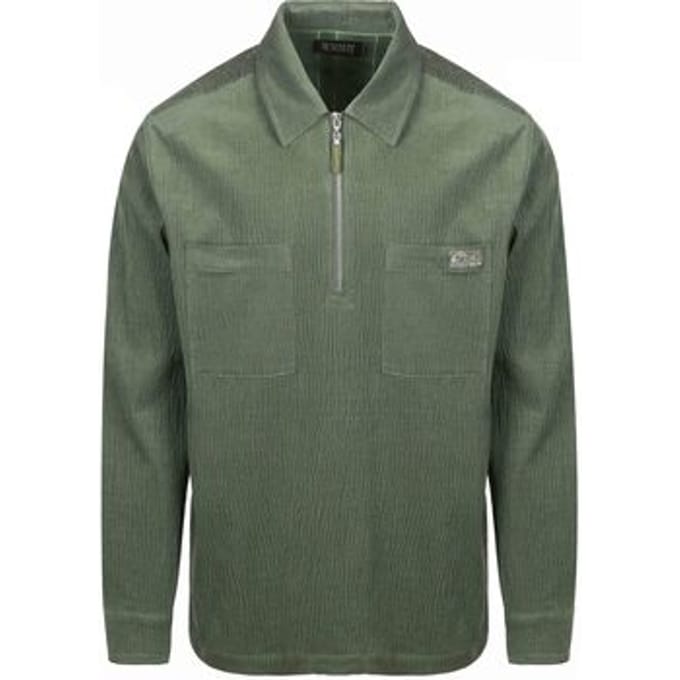 Windjack Scotch &amp; Soda Corduroy Shirt Groen