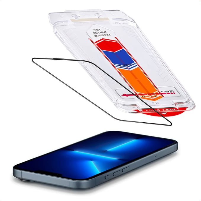 Accezz Screen Protector - Geschikt voor Apple iPhone 14 Plus / 13 Pro Max - Glas Screenprotector met Anti-dust Applicator
