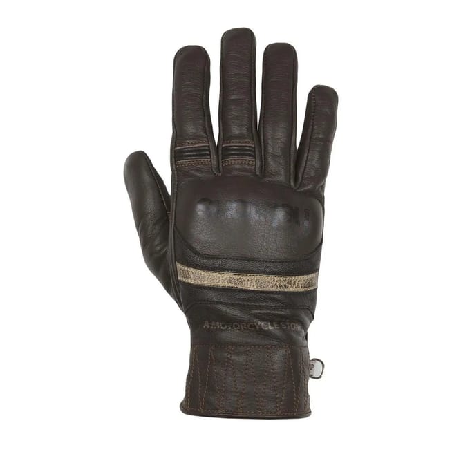 Winter leren motorhandschoenen Helstons bora