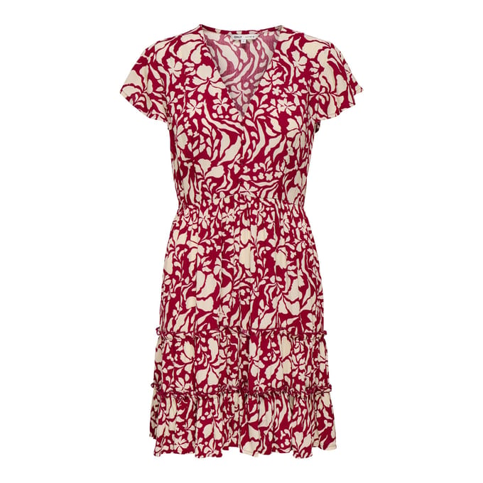 Only Onlclaudette life ss mini dress wvn noos dessin