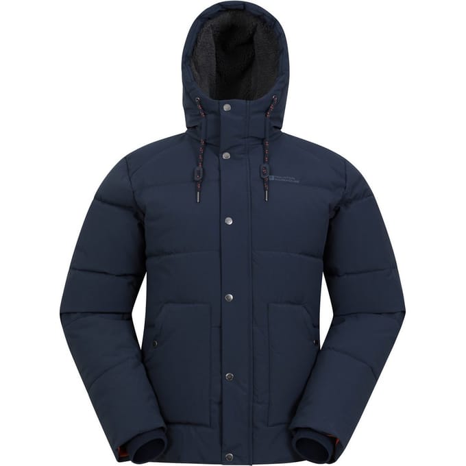 Mountain Warehouse Heren Manta gewatteerd jack (Marine)