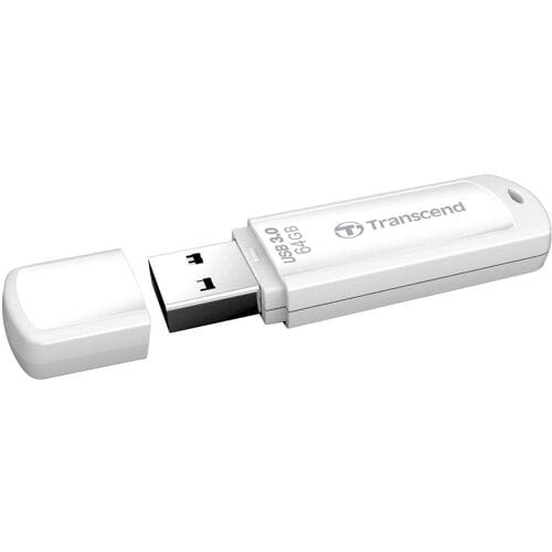 Transcend JetFlash® 730 USB-stick 64 GB Wit TS64GJF730 USB-A 3.2 Gen 1