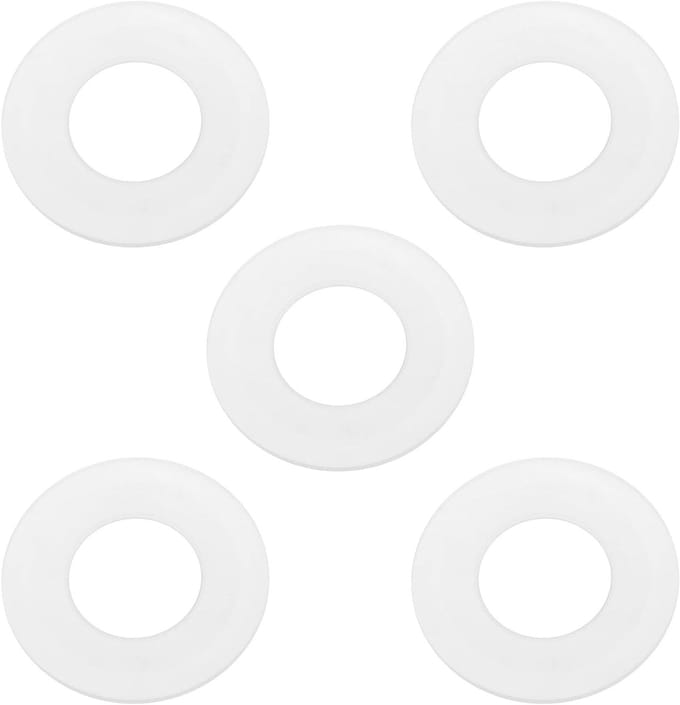 Allecta - Toilet Flush Valve Seal Ring Vervanging, Compatibel met Spoelkleppen, Siliconen Wasring