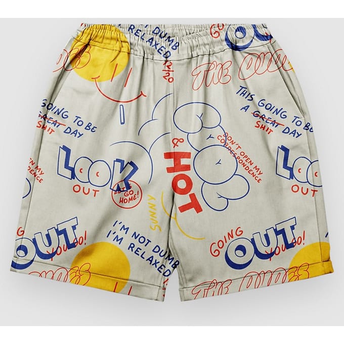 The Dudes Hot & Cool Ez Premium Korte Broek patroon
