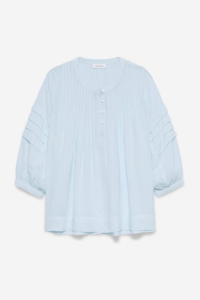 Alchemist Top Freya Faded Blue Größe: 36 | Longsleeves Outlet | Damen | Blau