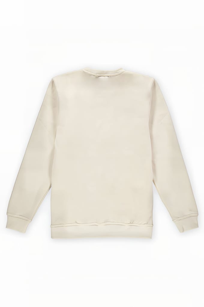 Aspact Ton Sur Ton Logo Crewneck Sand Größe: XL | Pullover Outlet | Unisex | Braun