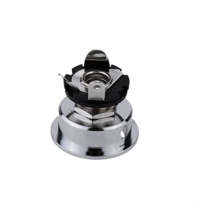 Elektrische Gitaar 6.35mm/1/4  Jack Plug Socket Output Plaat voor Telecaster TL Gitaar met Schroeven zilver