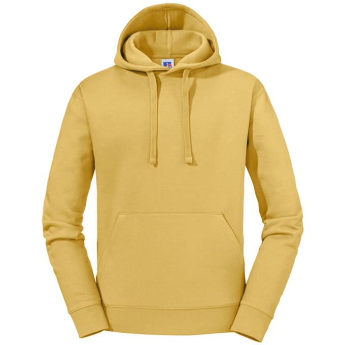 Russell Heren Authentieke Hoodie (Mosterd)