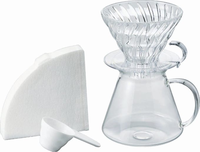 Hario V60 Glass Brewing Kit - 600ml