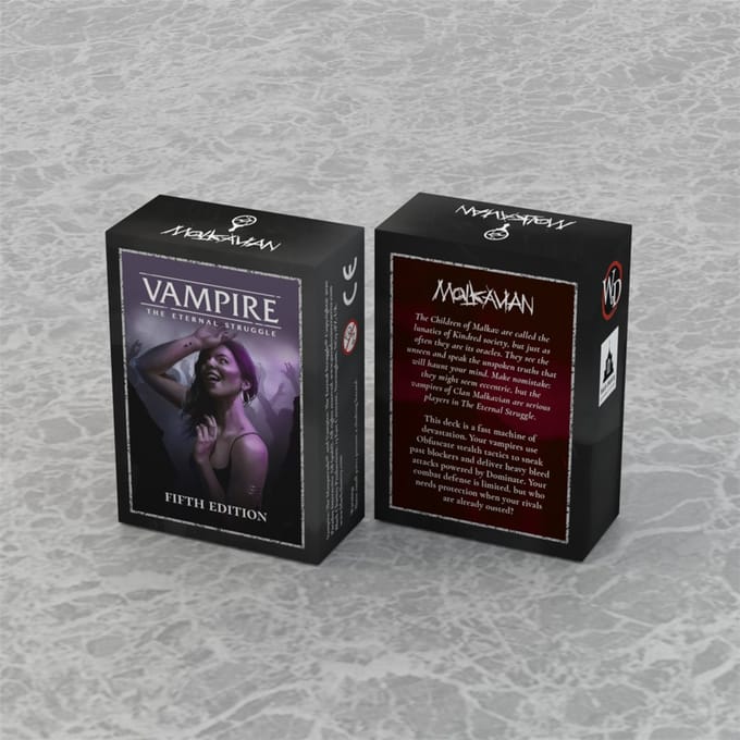 Vampire The Eternal Struggle Malkavian Preconstructed Deck